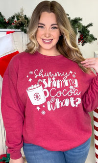 Shimmy Shimmy Cocoa What Graphic Sweatshirt - Ivy & Lane