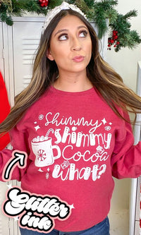 Shimmy Shimmy Cocoa What Graphic Sweatshirt - Ivy & Lane