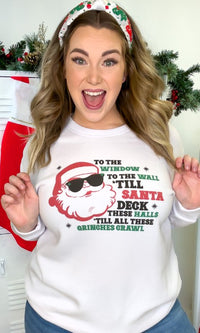 Till Santa Deck's The Halls Graphic Sweatshirt - Ivy & Lane