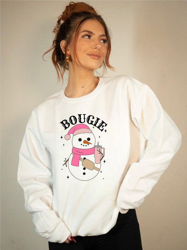 Bougie Snowman Graphic Sweatshirt - Ivy & Lane