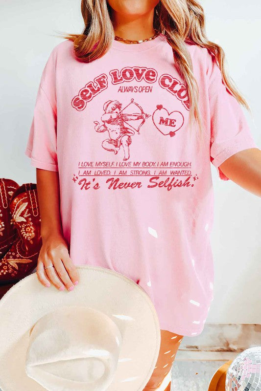 SELF LOVE CLUB GRAPHIC TEE