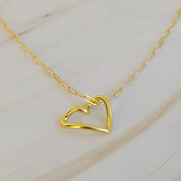 Heart And Chain Necklace