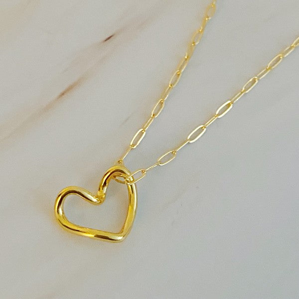 Heart And Chain Necklace