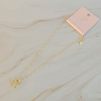 Heart And Chain Necklace