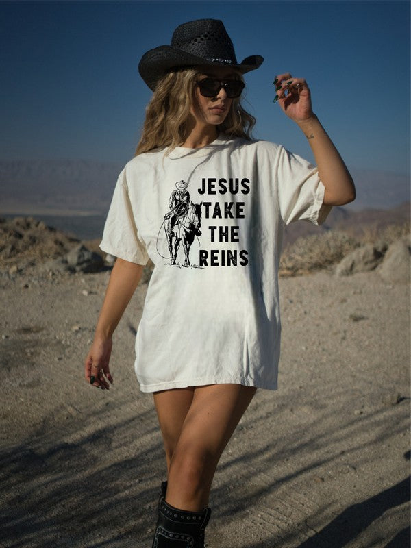 Jesus take the reins Graphic Tee