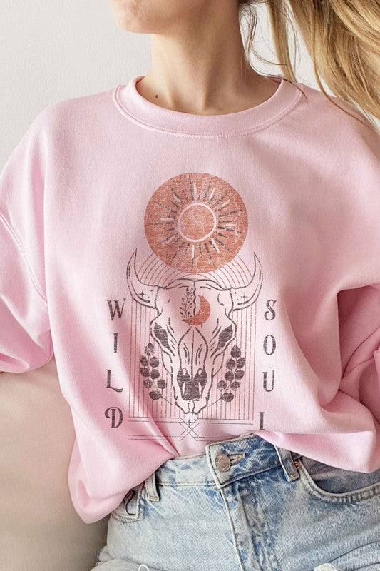 WILD SOUL GRAPHIC SWEATSHIRT