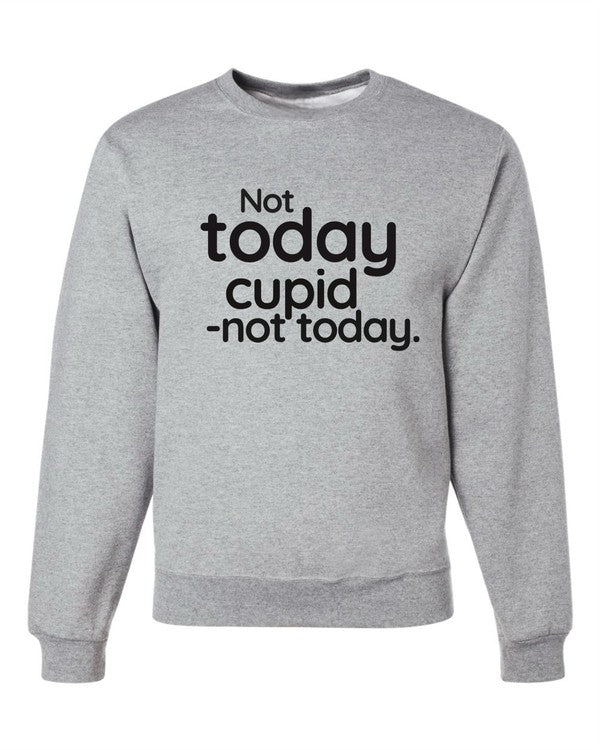 Not Today Cupid Graphic Sweatshirt