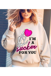 UNISEX VALENTINE'S DAY FLEECE SWEATSHIRT