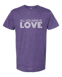 All You Need is Love Crew Neck Tee