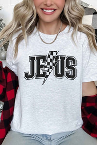 JESUS LIGHTNING GRAPHIC TEE