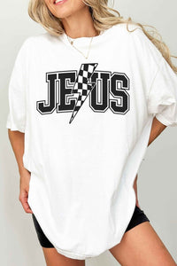 JESUS LIGHTNING OVERSIZED TEE