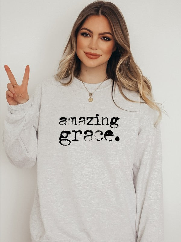 Amazing Grace Cozy Crewneck Sweatshirt