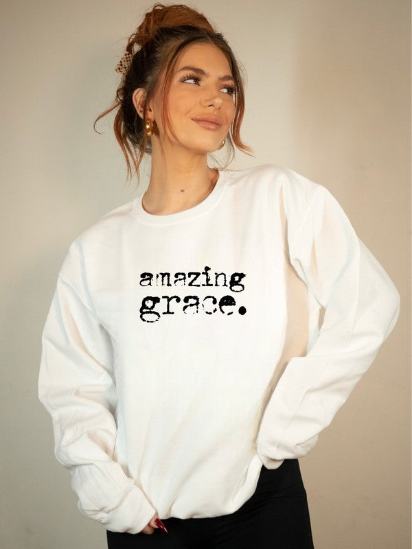 Amazing Grace Cozy Crewneck Sweatshirt