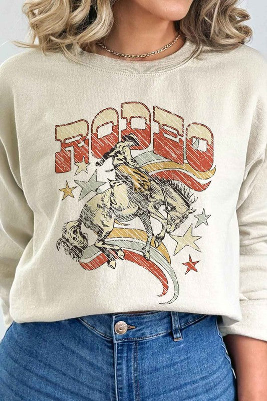 WESTERN RODEO COUNTRY GRAPHIC SWEATSHIRT