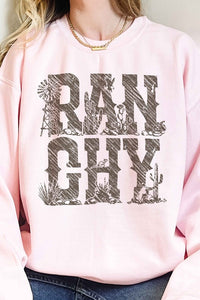 Ranchy Country Western Oversized Sweatshirt