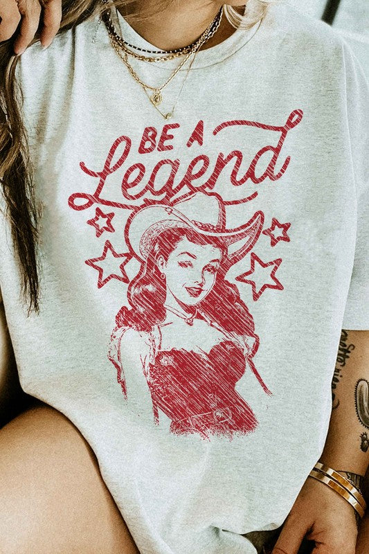 BE A LEGEND WESTERN COUNTRY GRAPHIC TEE