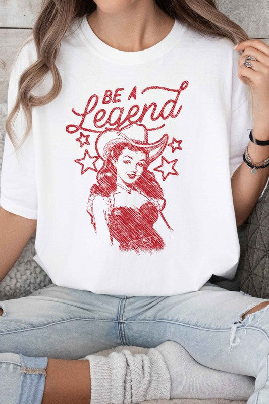 BE A LEGEND WESTERN COUNTRY GRAPHIC TEE