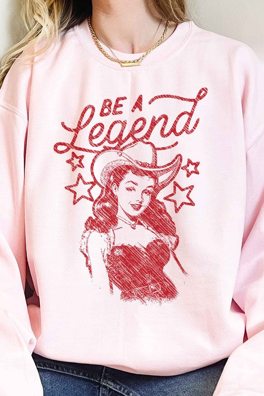 BE A LEGEND WESTERN COUNTRY OVERSIZED SWEATSHIRT