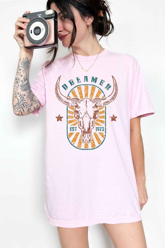 DREAMER WESTERN WILD WEST GRAPHIC TEE