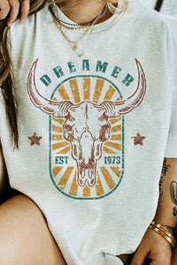 DREAMER WESTERN WILD WEST GRAPHIC TEE