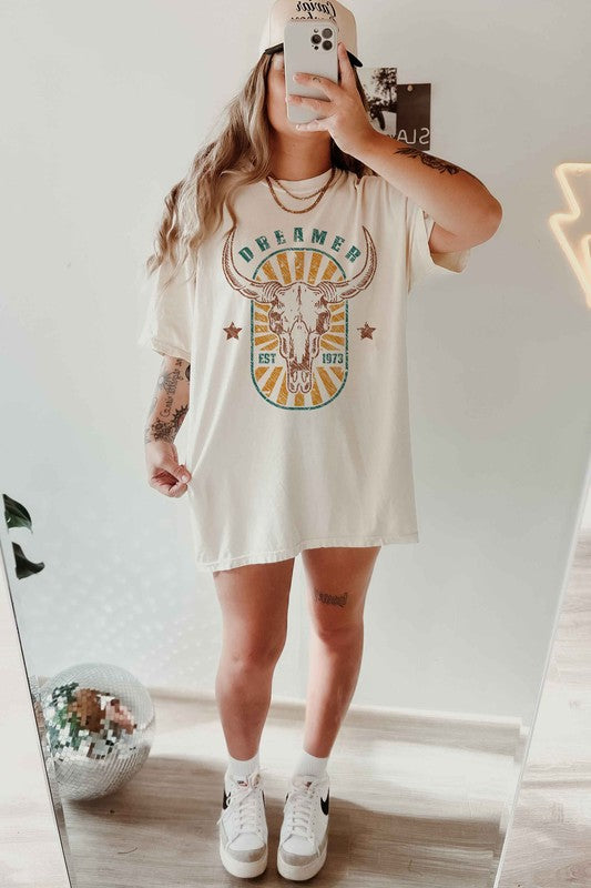 DREAMER WESTERN WILD WEST OVERSIZED TEE