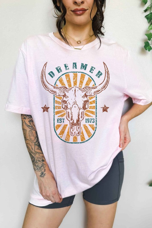 DREAMER WESTERN WILD WEST OVERSIZED TEE