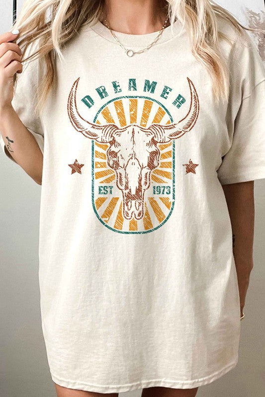 DREAMER WESTERN WILD WEST OVERSIZED TEE