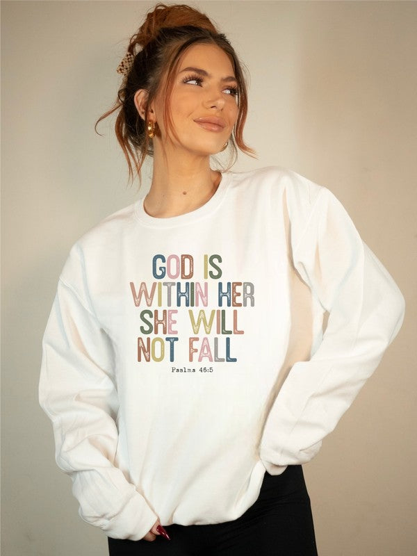 God Within Her She Will Not Fail Graphic shirt