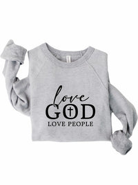 Love God Love People Premium Crewneck Sweatshirt