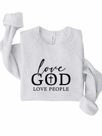 Love God Love People Premium Crewneck Sweatshirt