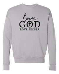 Love God Love People Premium Crewneck Sweatshirt