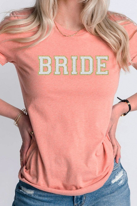 Bride Faux Chenille Graphic PLUS Tee