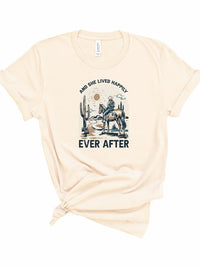 And She Lived Happily Ever After Graphic Tee