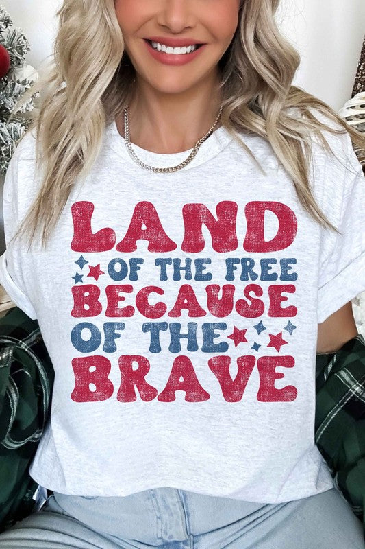 LAND OF THE FREE OVERSIZED TEE