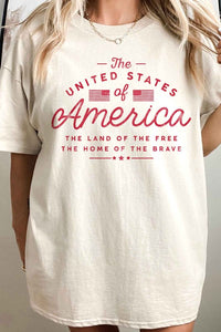 UNITED STATES OF AMERICA OVERSIZED TEE