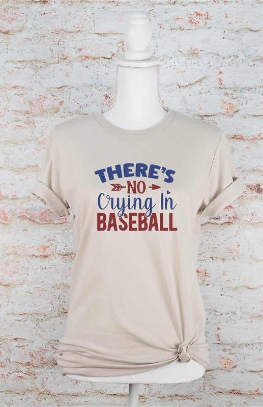 There's No Crying in Baseball Graphic Tee