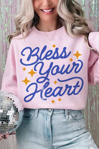 BLESS YOUR HEART GRAPHIC SWEATSHIRT