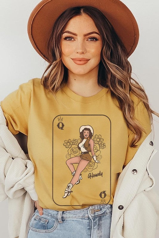 Howdy Cowgirl Queen Graphic T Shirts