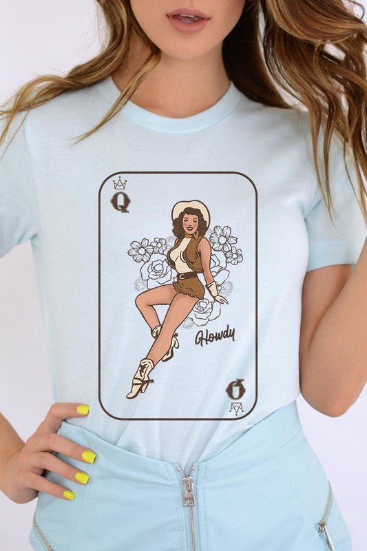 Howdy Cowgirl Queen Graphic T Shirts