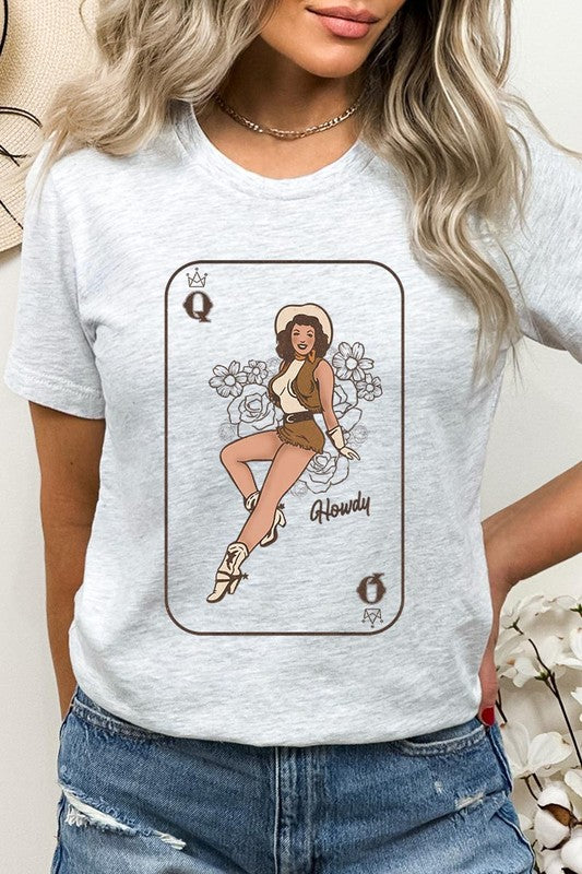 Howdy Cowgirl Queen Graphic T Shirts