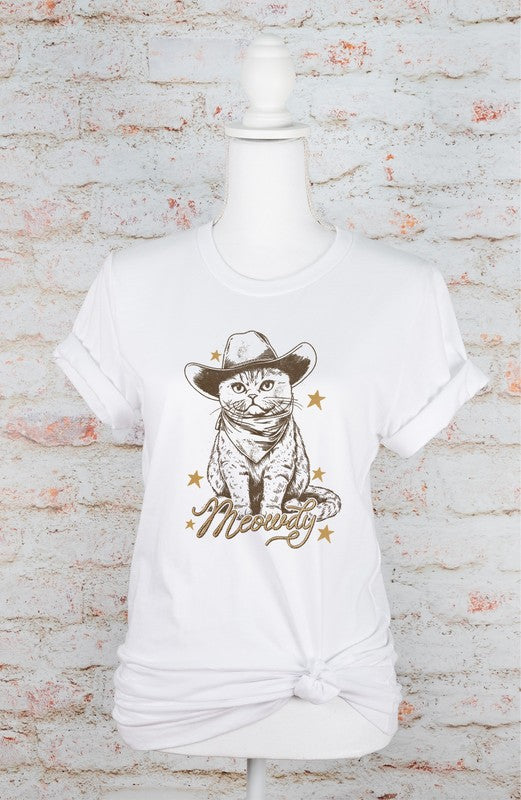 Meowdy Cat Graphic Tee