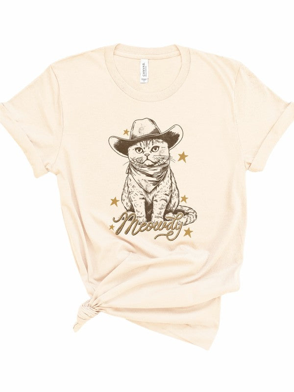 Meowdy Cat Graphic Tee