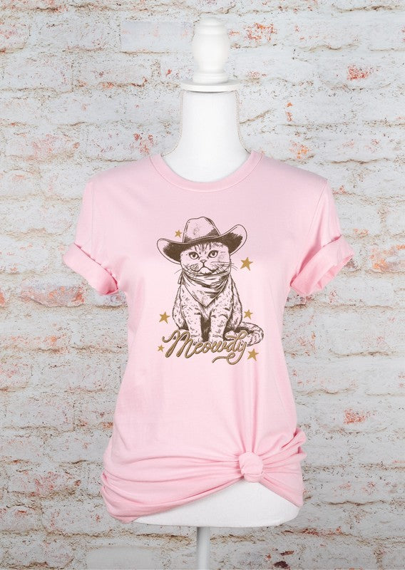 Meowdy Cat Graphic Tee