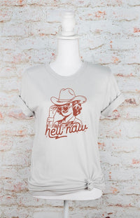 Hell Naw Cowgirl Graphic Tee