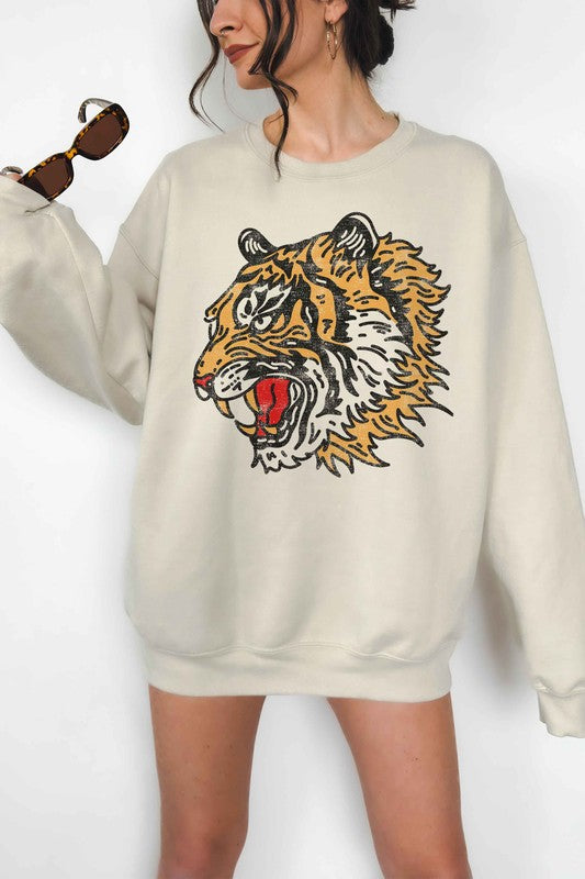 TIGER OVERSIZED SWEATSHIRT