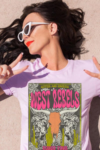 West Rebels Rodeo Tour Graphic T Shirts