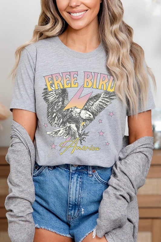 Free Bird America Graphic T Shirts