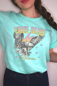 Free Bird America Graphic T Shirts