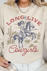 LONG LIVE COWGIRLS GRAPHIC SWEATSHIRT