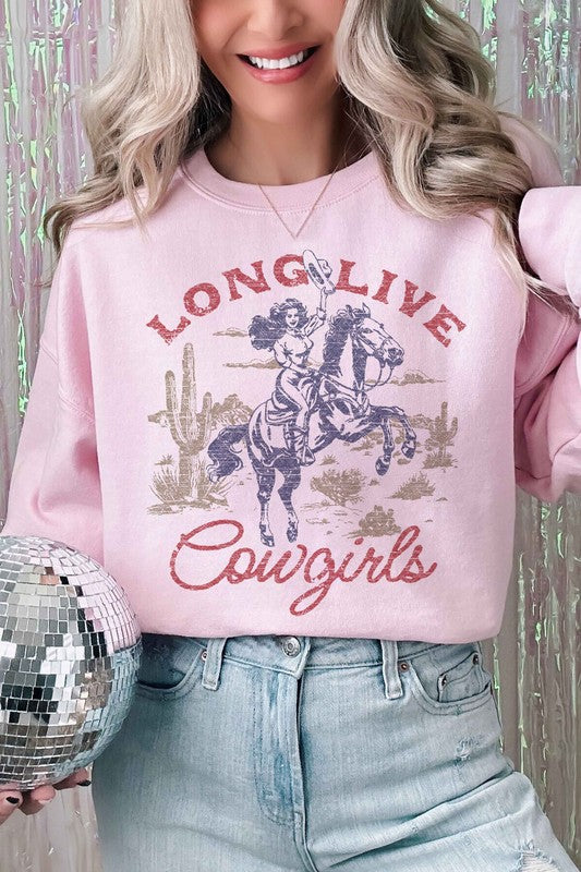 LONG LIVE COWGIRLS GRAPHIC SWEATSHIRT